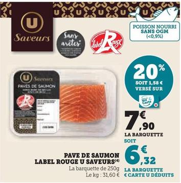 U  - Pave De Saumon Label Rouge Saveurs