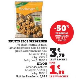 Seeberger - Fruits Secs