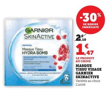 Garnier - Masque Tissu Visage Skinactive 