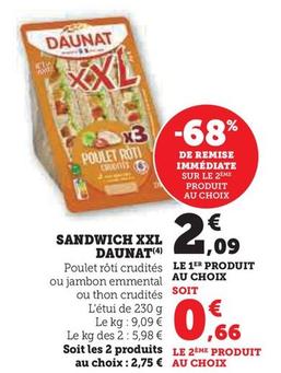 Daunat - Sandwich Xxl