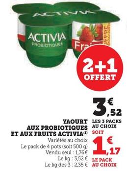 Activia - Yaourt Aux Probiotiques Et Aux Fruits