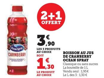 Ocean Spray - Boisson Au Jus De Cranberry 