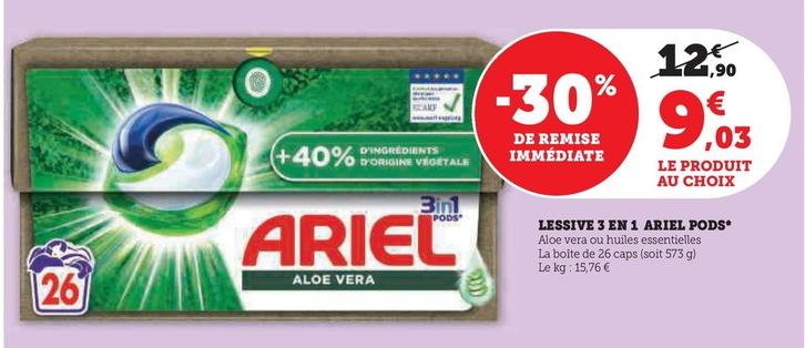 Ariel - Lessive 3 en 1 Pods 