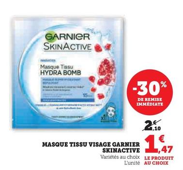 Garnier - Masque Tissu Visage Skinactive