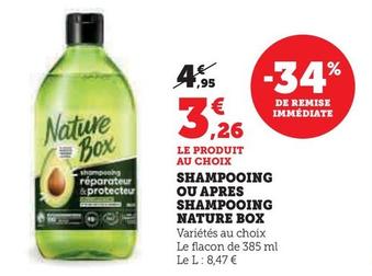 Nature Box - Shampoing Ou Apres