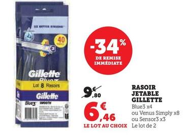 Gillette - Rasoir Jetable