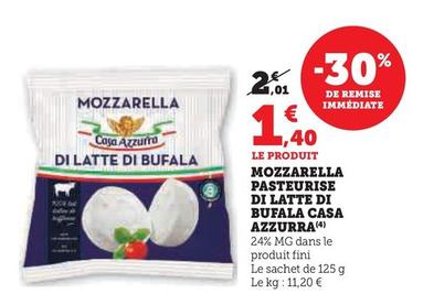 Casa Azzurra - Mozzarella Pasteurise Di Latte Di Bufala