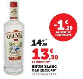 Old Nick - Rhum Blanc 40°