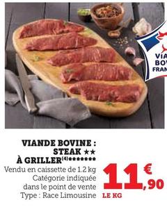 Viande Bovine : Steak
