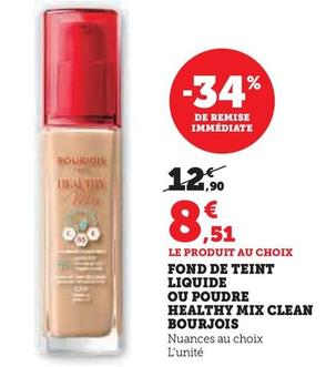 Bourjois - Fond De Teint Liquide Ou Poudre Healthy Mix Clean