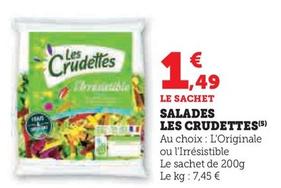Les Crudettes - Salades