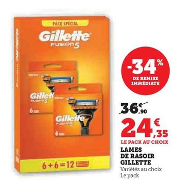 Gillette - Lames De Rasoir