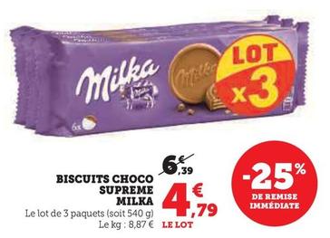Milka - Biscuits Choco Supreme 