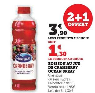 Ocean Spray - Boisson Au Jus De Cranberry