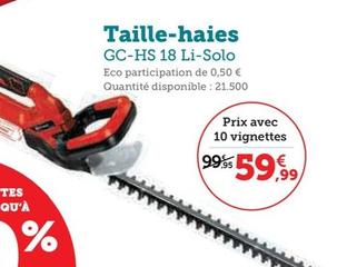 Taille-haies GC-HS 18 Li-Solo