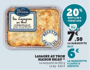 Maison Briau - Lasagne Au Thon 