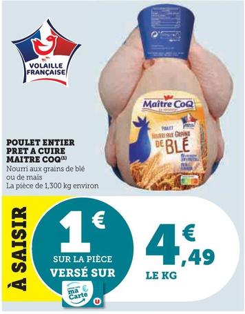 Maître Coq - Poulet Entier Pret A Cuire 