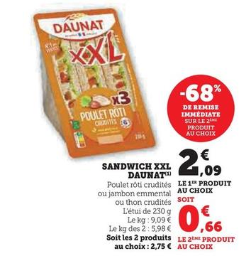 Daunat - Sandwich Xxl