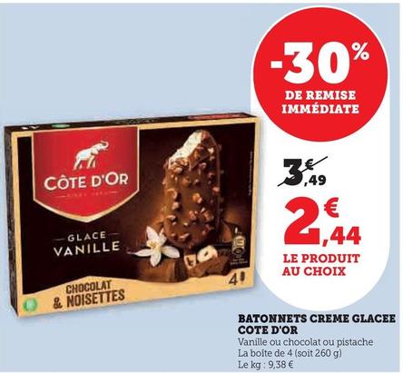 Côte D'or - Batonnets Creme Glacee