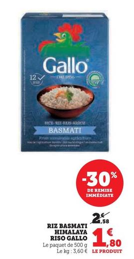 Riso Gallo - Riz Basmati Himalaya