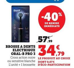 Oral-B - Brosse A Dents Electrique Pro 3