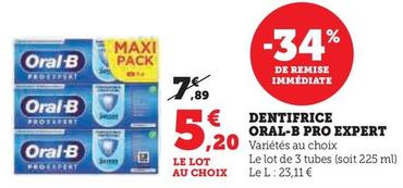 Oral-B - Dentifrice Pro Expert