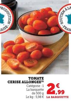 Tomate Cerise Allongee