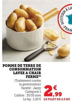 Pomme De Terre De Consommation Lavee A Chair Ferme