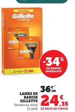 Gillette -  Lames De Rasoir 