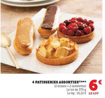 4 Patisseries Assorties