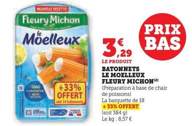 Fleury Michon - Batonnets Le Moelleux