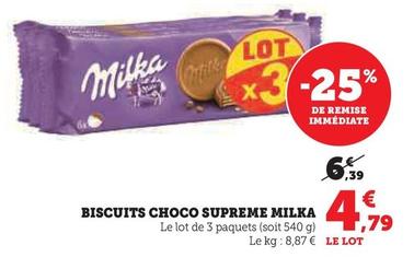 Milka - Biscuits Choco Supreme 