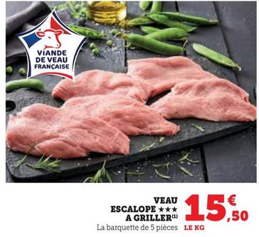 veau escalope a griller