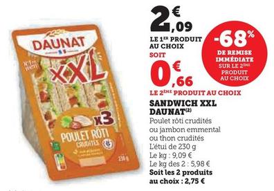 daunat - sandwich xxl