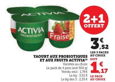 Activia - Yaourt Aux Probiotiques Et Aux Fruits
