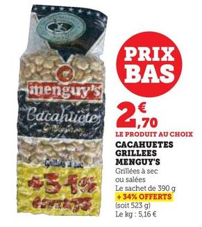 Menguy's - Cacahuètes Grillees 