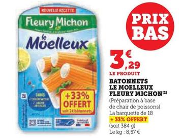 Fleury Michon - Batonnets Le Moelleux