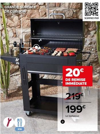Barbecue Charbon Ronda offre à 199€ sur Carrefour