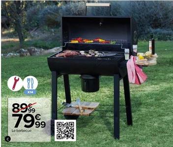 Barbecue Charbon Kansas offre à 79,99€ sur Carrefour