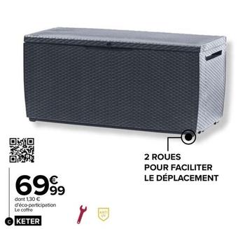 Keter - Coffre De Rangement Marie offre à 69,99€ sur Carrefour
