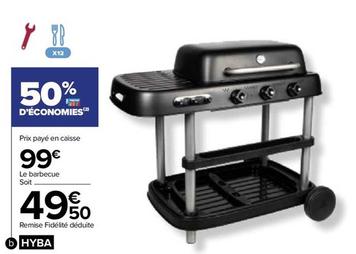 Hyba - Barbecue Gaz GZ1 offre à 49,5€ sur Carrefour