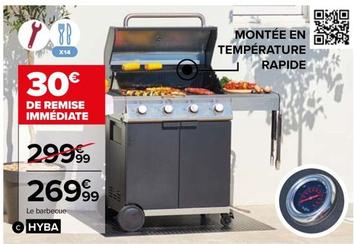 Hyba - Barbecue Gaz G40 offre à 269,99€ sur Carrefour