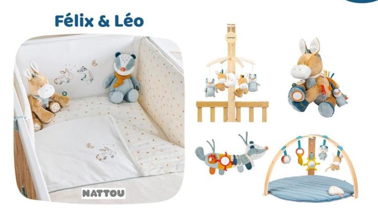 Élix & Léo - Nattou offre sur autour de bébé