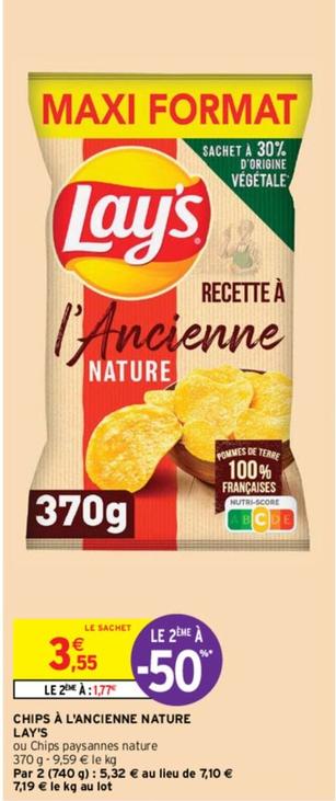 Chips offre à 3,55€ sur Intermarché