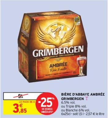 Bière offre à 3,85€ sur Intermarché
