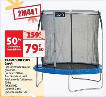 cup's trampoline cups 2m44