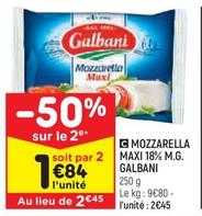 Galbani - Mozzarella offre à 2,45€ sur Leader Price