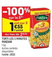 Panzani - Torti Les 3 Minutes offre à 2,32€ sur Leader Price