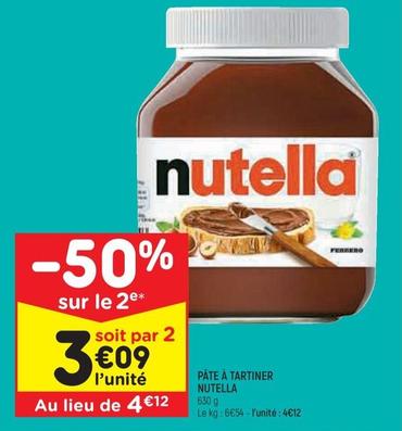 Nutella - Pâte À Tartiner offre à 4,12€ sur Leader Price