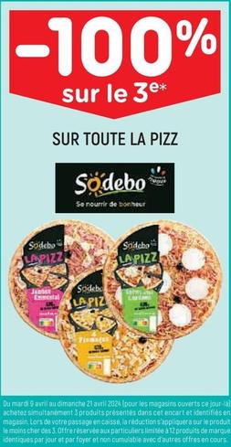 Sodebo - Sur Toute La Pizz offre sur Leader Price